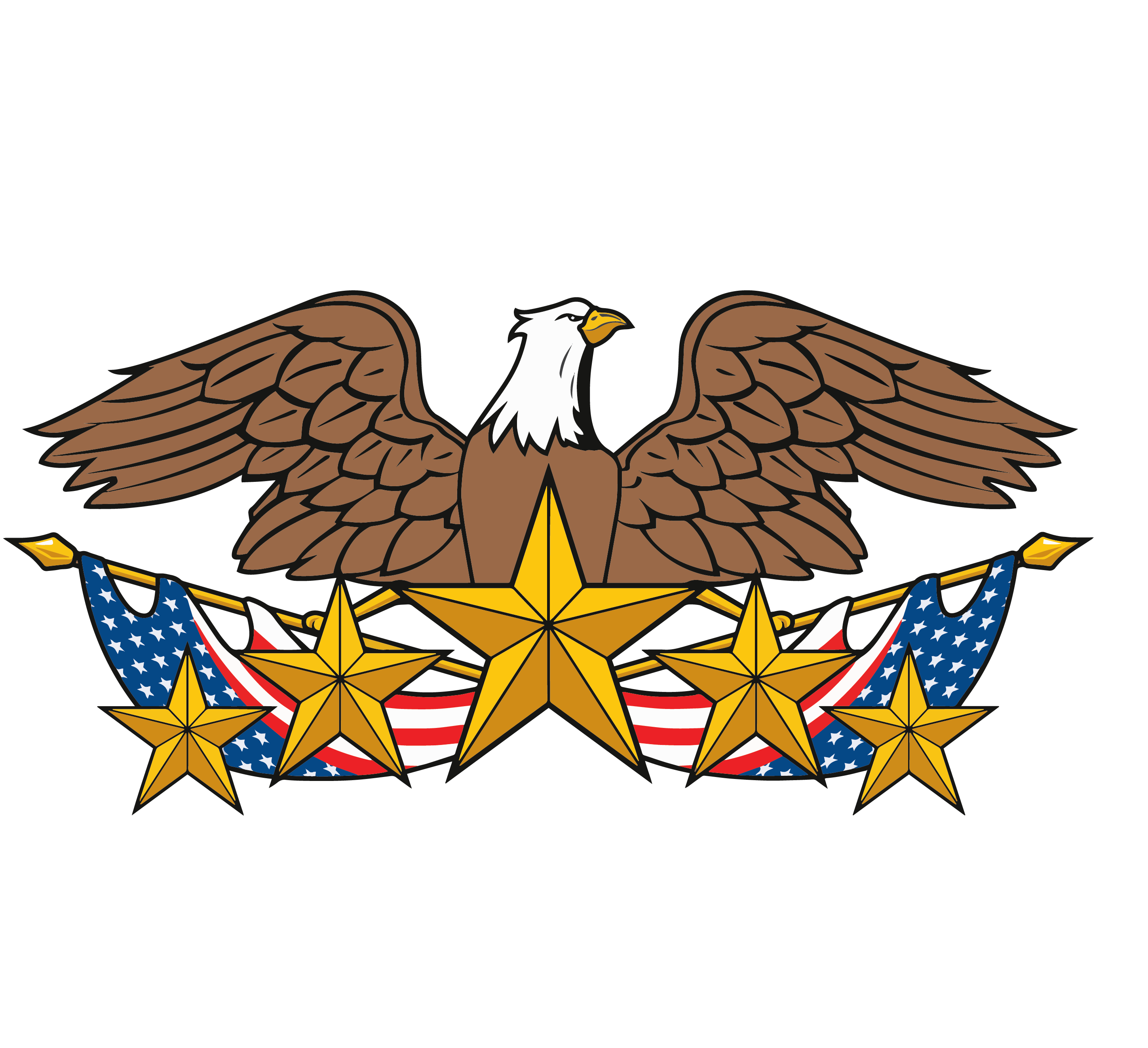 Great American Supply Logo (Color-White Text)
